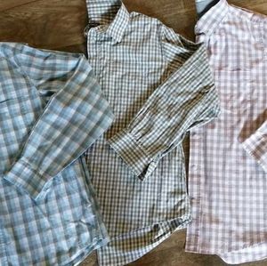 3 George button down shirts